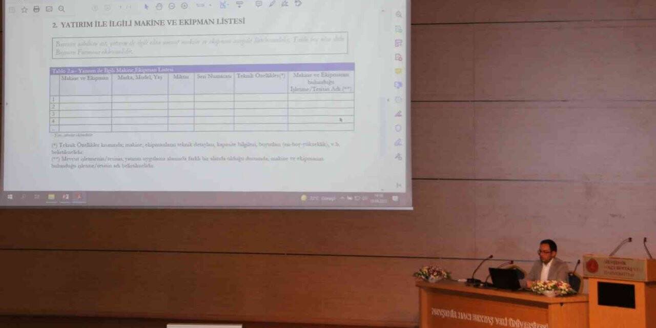 NEVÜ’de TKDK  Proje Hazırlama eğitimi başladı