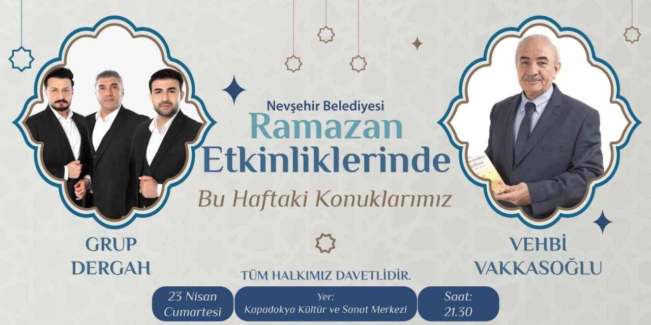 Usta Yazar Vehbi Vakkasoğlu Nevşehir’de  sevenleriyle buluşacak