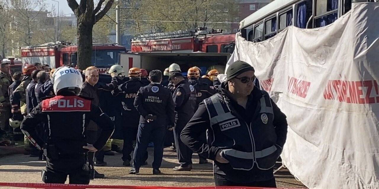 Bursa’daki patlamada şehit olan ceza infaz koruma memurunun naaşı adli tıp kurumuna kaldırıldı