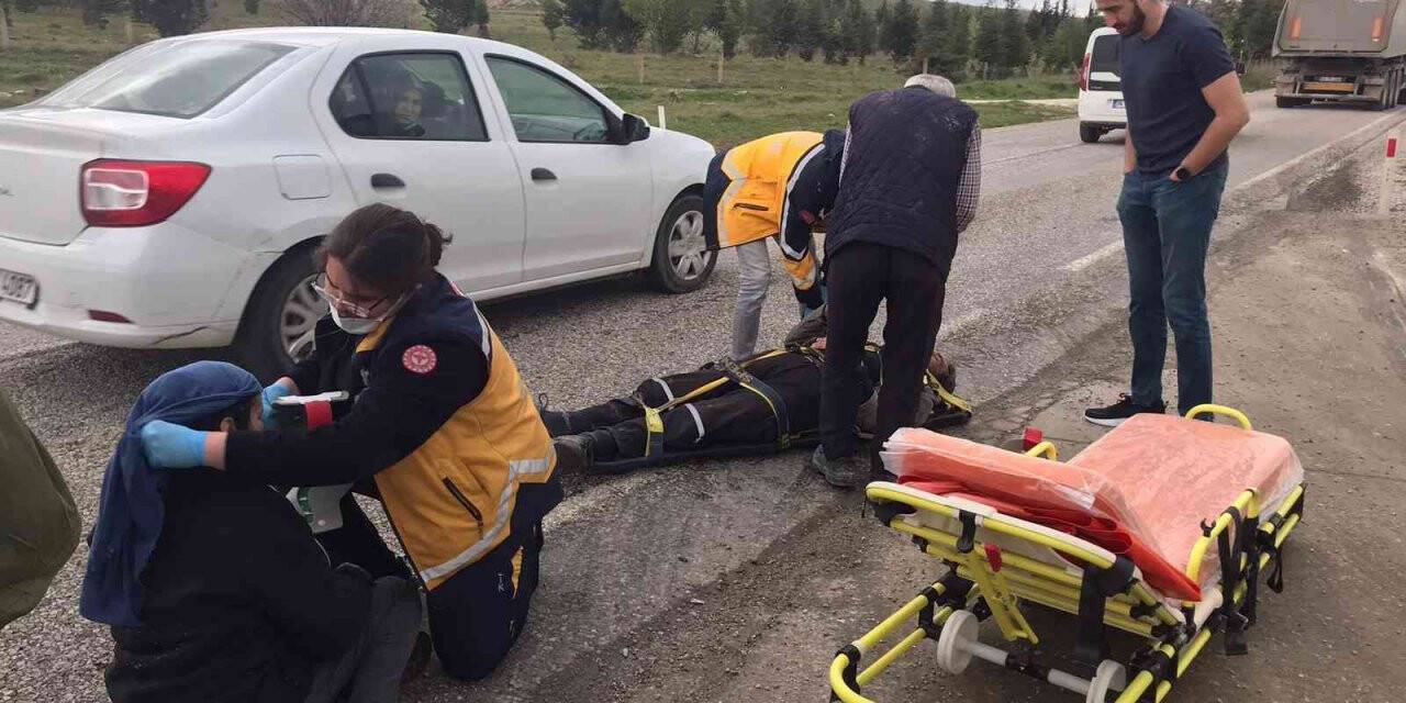 Kırklareli’de feci kaza: 2 kişi yola savruldu