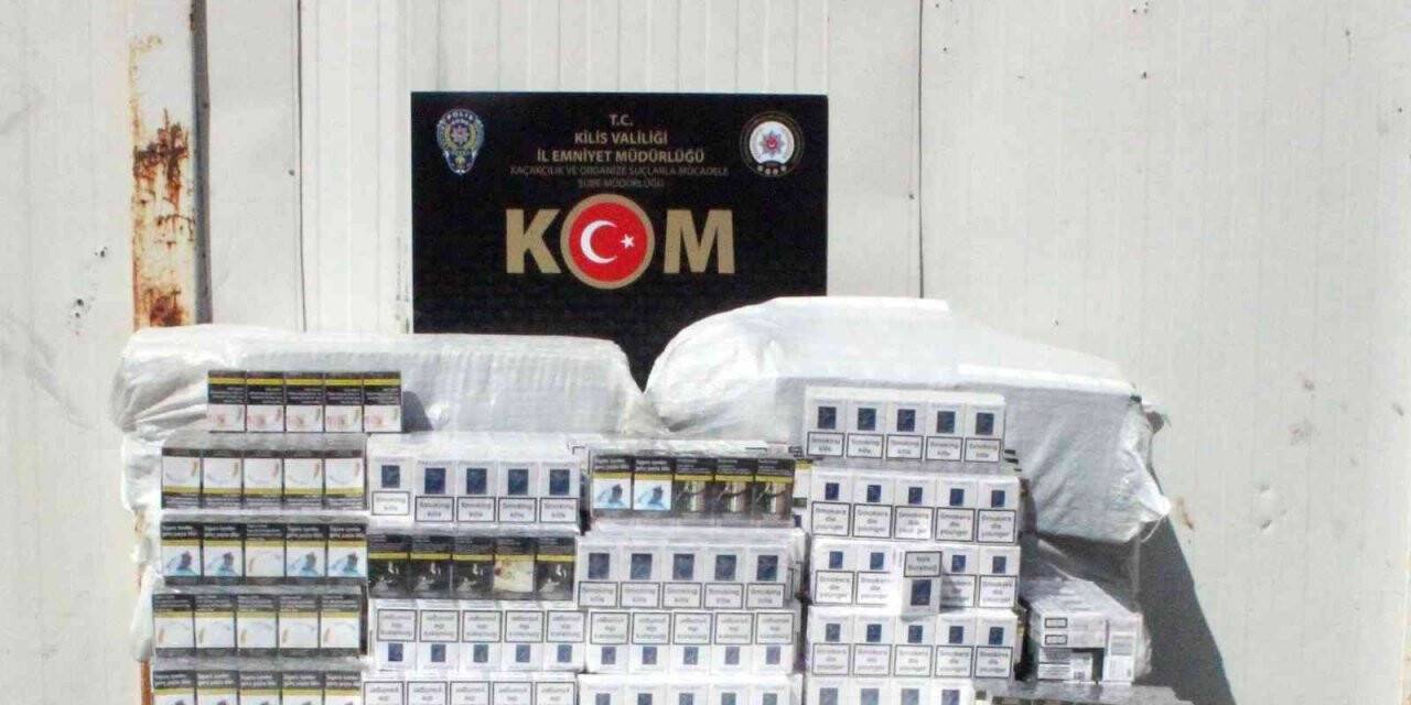 Kilis’te kaçak sigara operasyonu