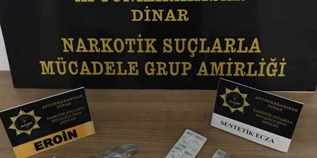 Durdurulan kamyonda eroin ve uyuşturucu hap ele geçirildi