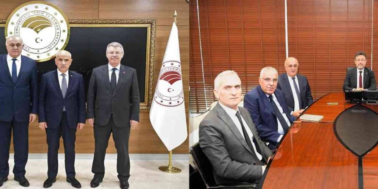 Başkan Akay’dan Tarım ve Orman Bakanı Kirişçi’ye ziyaret