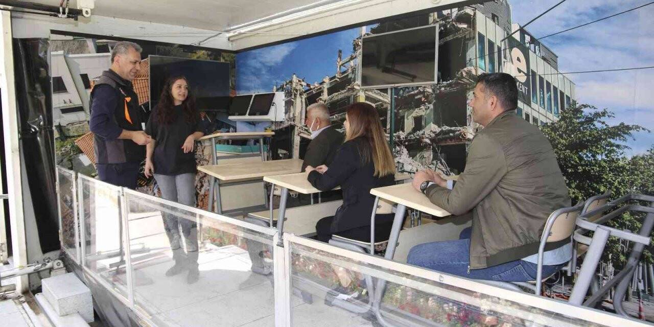 AFAD afet simülasyon tırı Adana’da