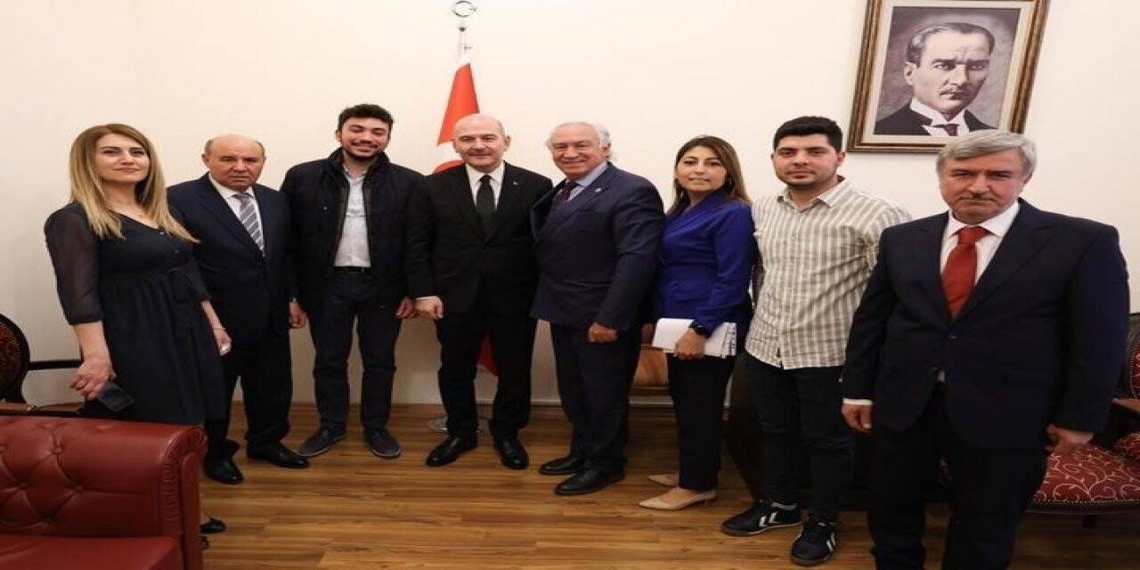 Başkan Ceylan, İçişleri Bakanı Süleyman Soylu ile görüştü