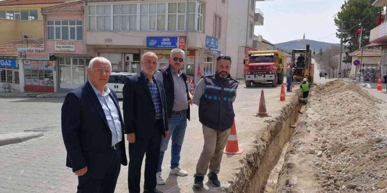 Akpınar’da doğal gaz çalışmaları başladı