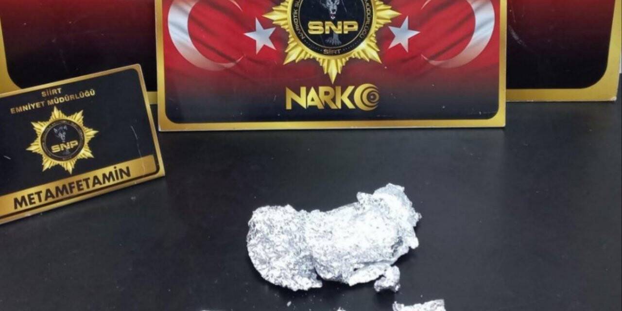 Siirt’te şüpheli şahsın üst aramasında uyuşturucu madde ele geçirildi