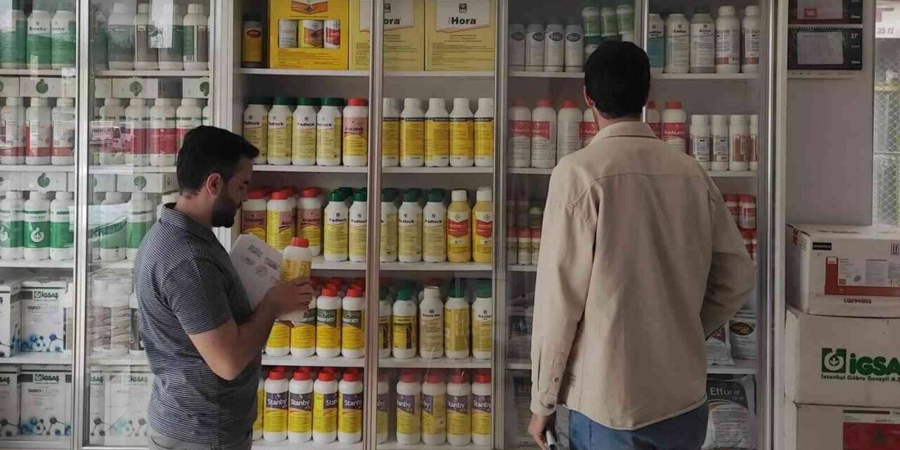 Siirt’te mevzuata uygun zirai ilaç satmayan işletmelere 51 bin lira para cezası kesildi