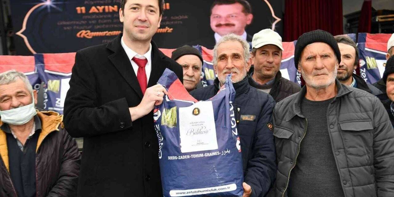 Büyükşehir’den üreticiye Badalan fasulye tohumu desteği