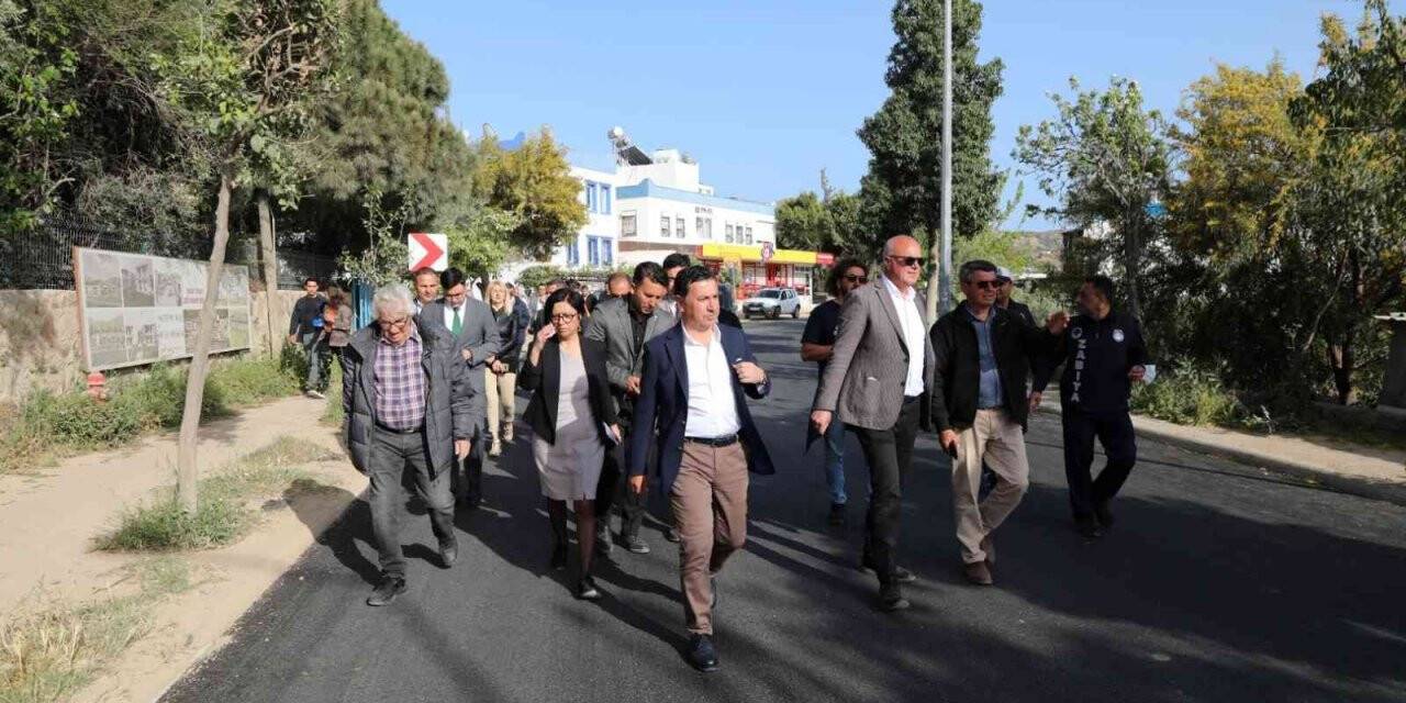 Gümüşlük ve Türkbükü’nde üst yapı çalışmaları devam ediyor