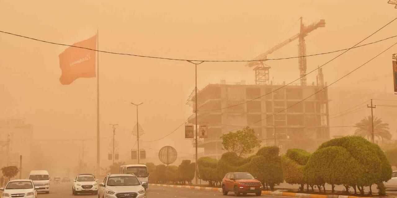 Necef’te kum fırtınası