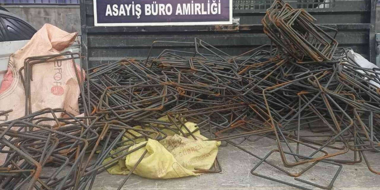 Bismil’de demir hırsızları yakalandı