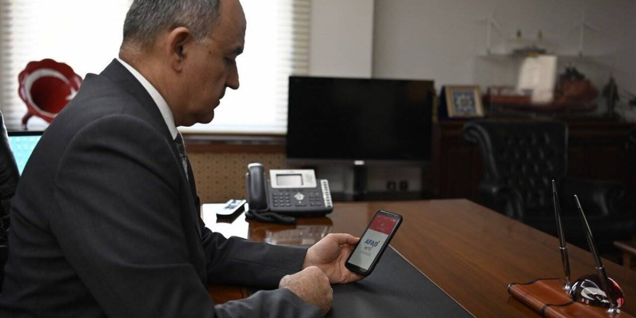 Vali Erol, AFAD Acil Mobil Uygulamasının önemine dikkati çekti