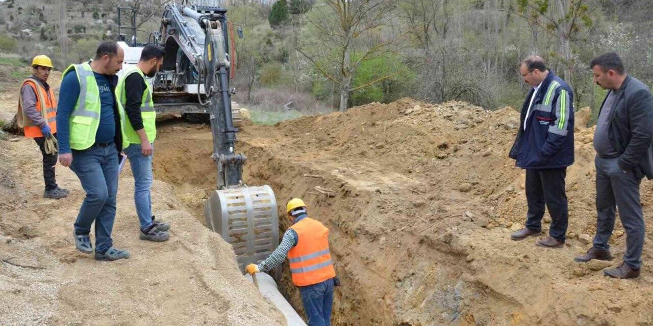 Emet’te alt yapı çalışmaları başladı