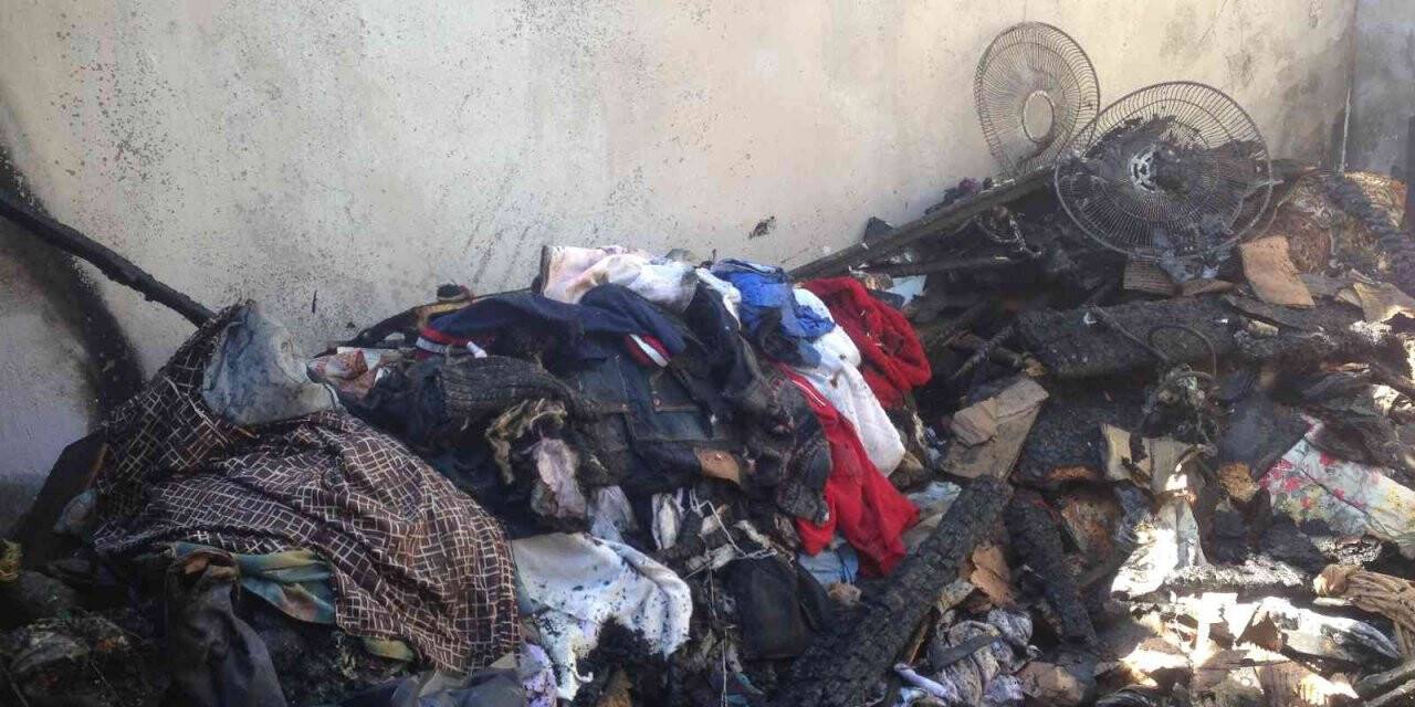 Eyüpsultan’da böbrek hastası kadının tedavi parası yangında kül oldu