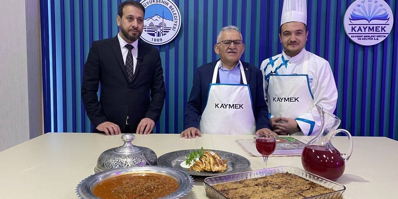 Başkan Büyükkılıç, KAYMEK mutfağında hünerlerini sergiledi
