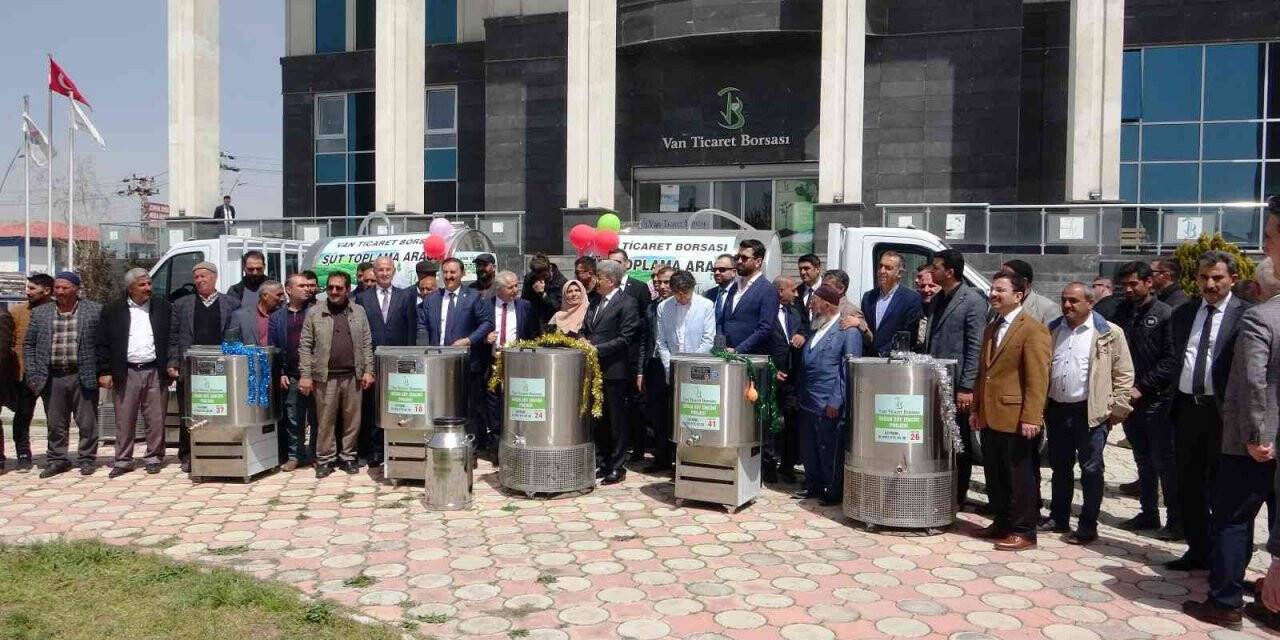 VANTB’de süt tankı teslim töreni