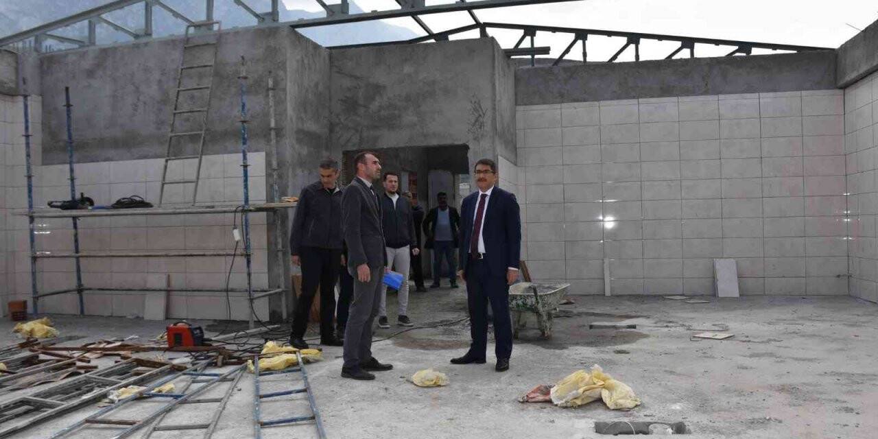 Tamamlandığında 3 bin kişiye sıcak yemek hazırlanacak