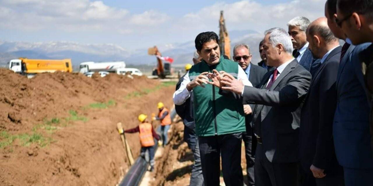 Atabey Ovası sulama sistemi yenileniyor