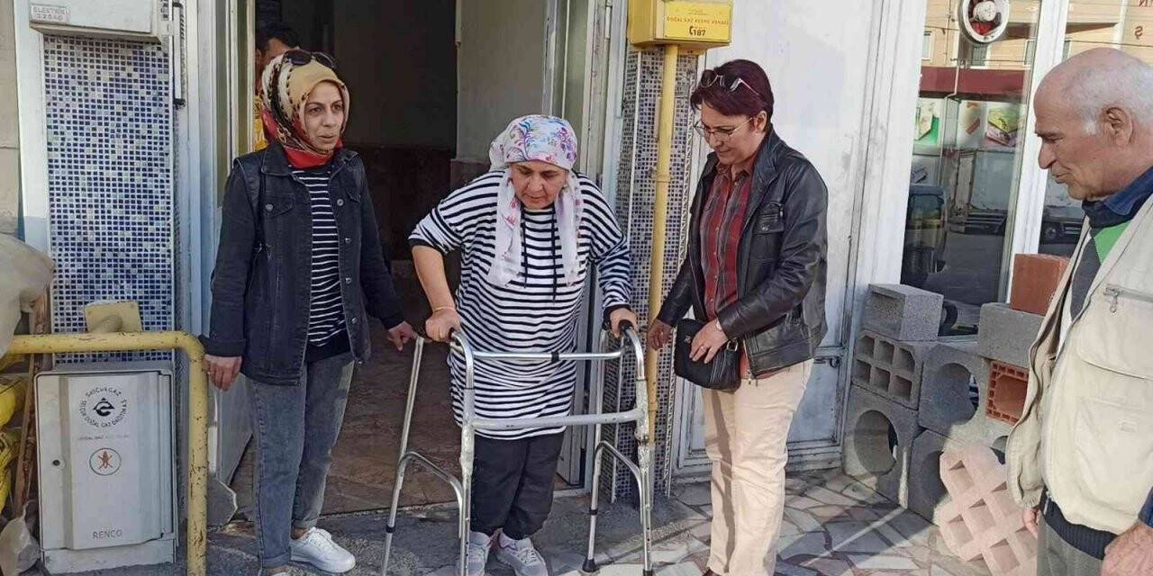 Hayalini kurduğu akülü tekerlekli sandalyesine kavuştu