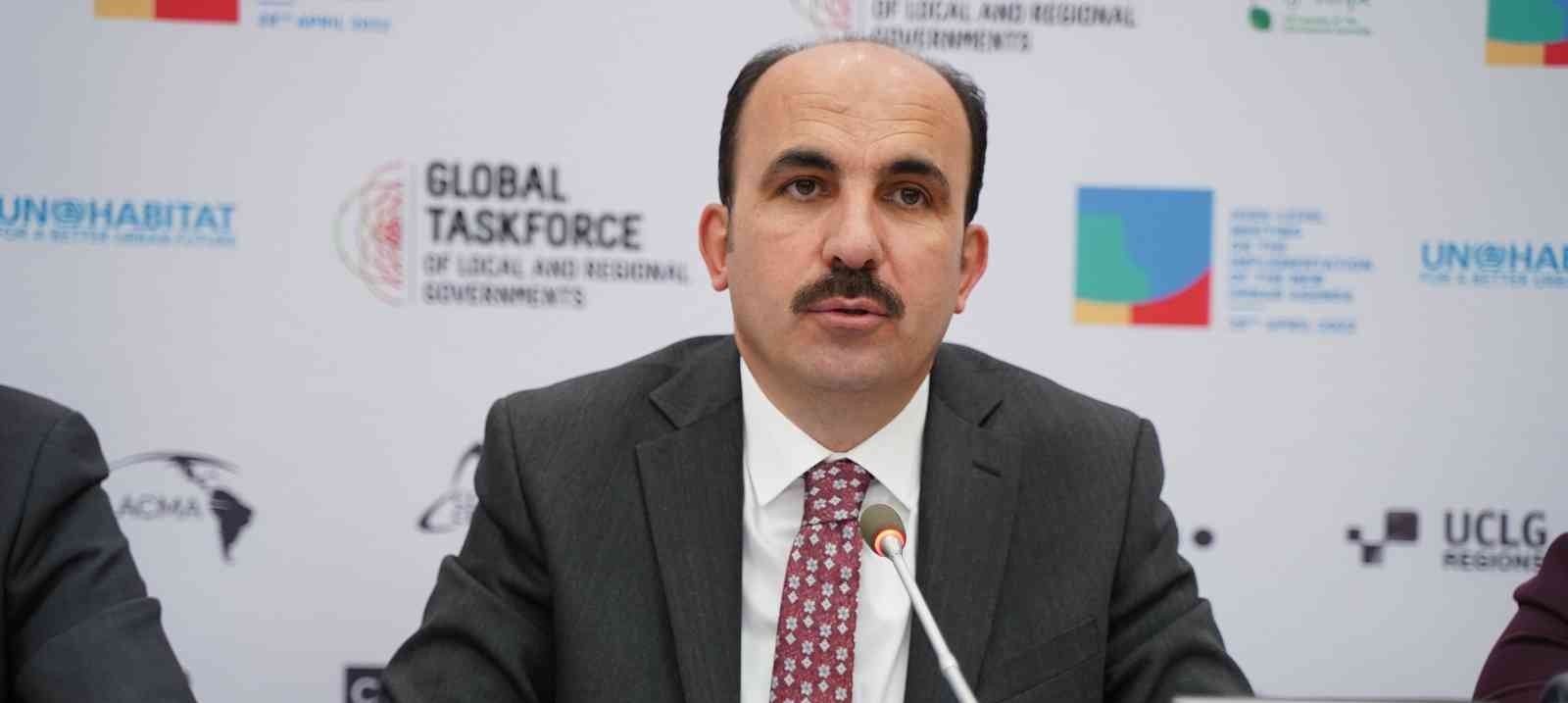Başkan Altay Yerel ve Bölgesel Yönetimler Dünya Meclisine katıldı