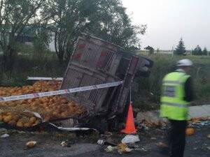 Yolcu Otobüsüyle, Kamyon Çarpıştı: 1 Ölü, 40 Yaralı