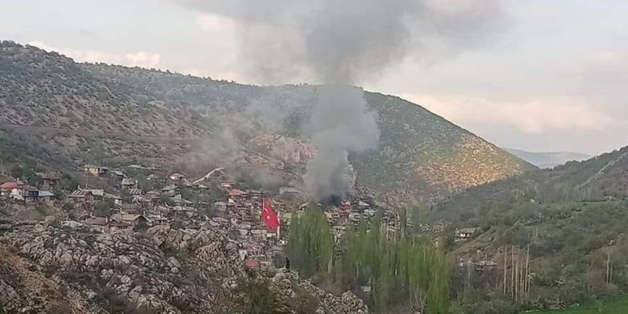 Konya'da arefe günü ev yangını: 2 ölü