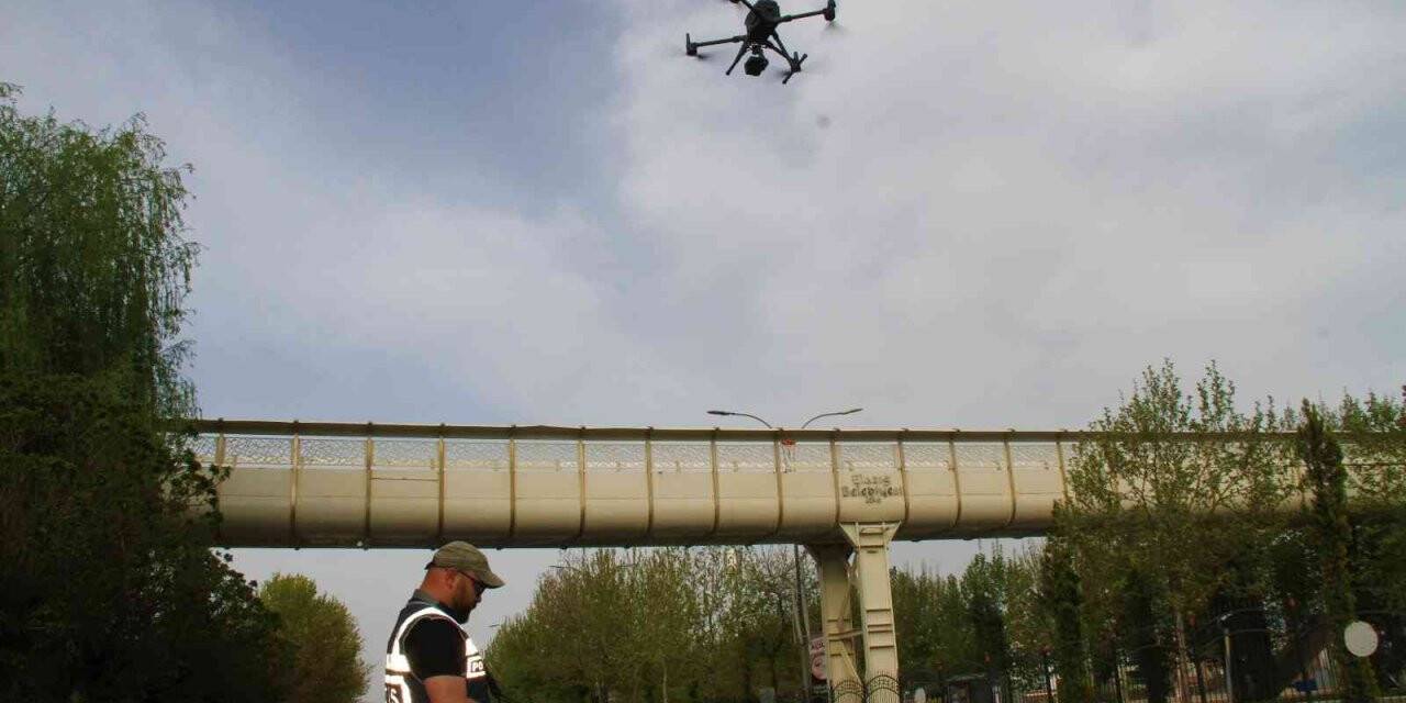Elazığ’da bayram öncesi drone destekli trafik denetimi