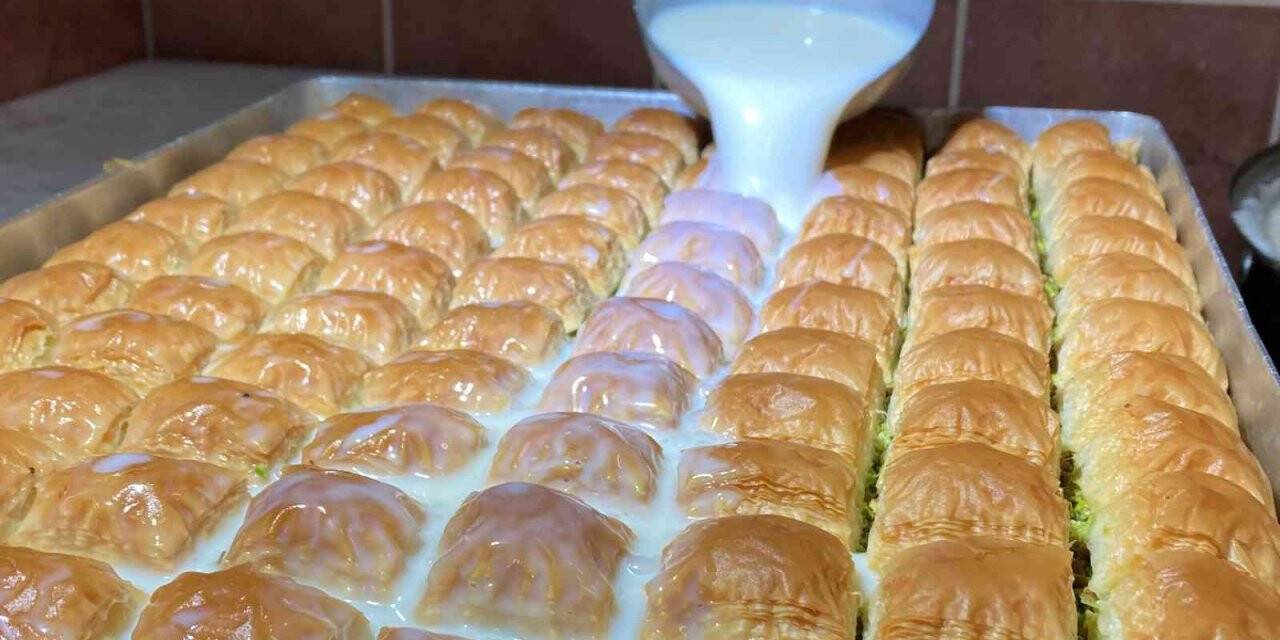 Sıcak günlere denk gelen Ramazan Bayramı’nın gözdesi soğuk baklava