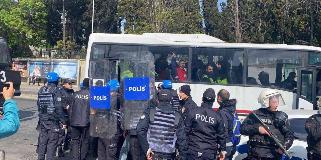 Mecidiyeköy’den Taksim’e yürümek isteyen eylemcilere müdahale