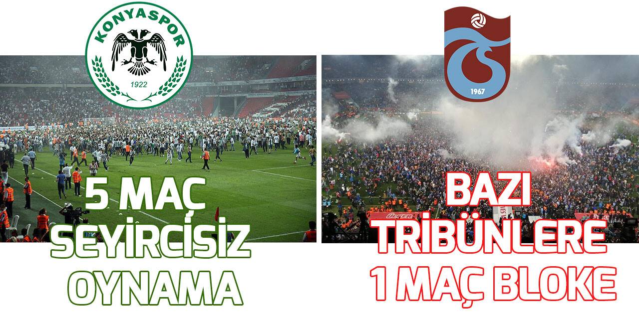 PFDK'nın Trabzonspor kararı olay oldu! Konyaspor'a verilen cezalar akla geldi