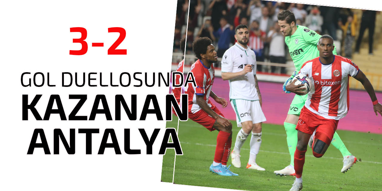 Antalyaspor: 3 -  Konyaspor: 2
