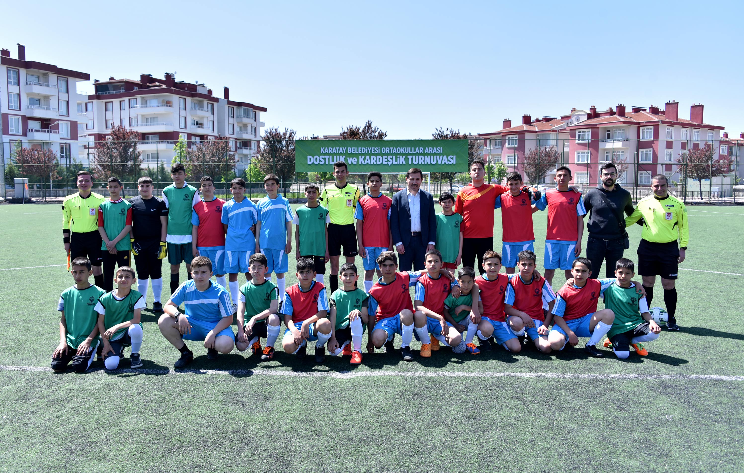 Karatay’da “Ortaokullar arası dostluk ve kardeşlik futbol turnuvası”