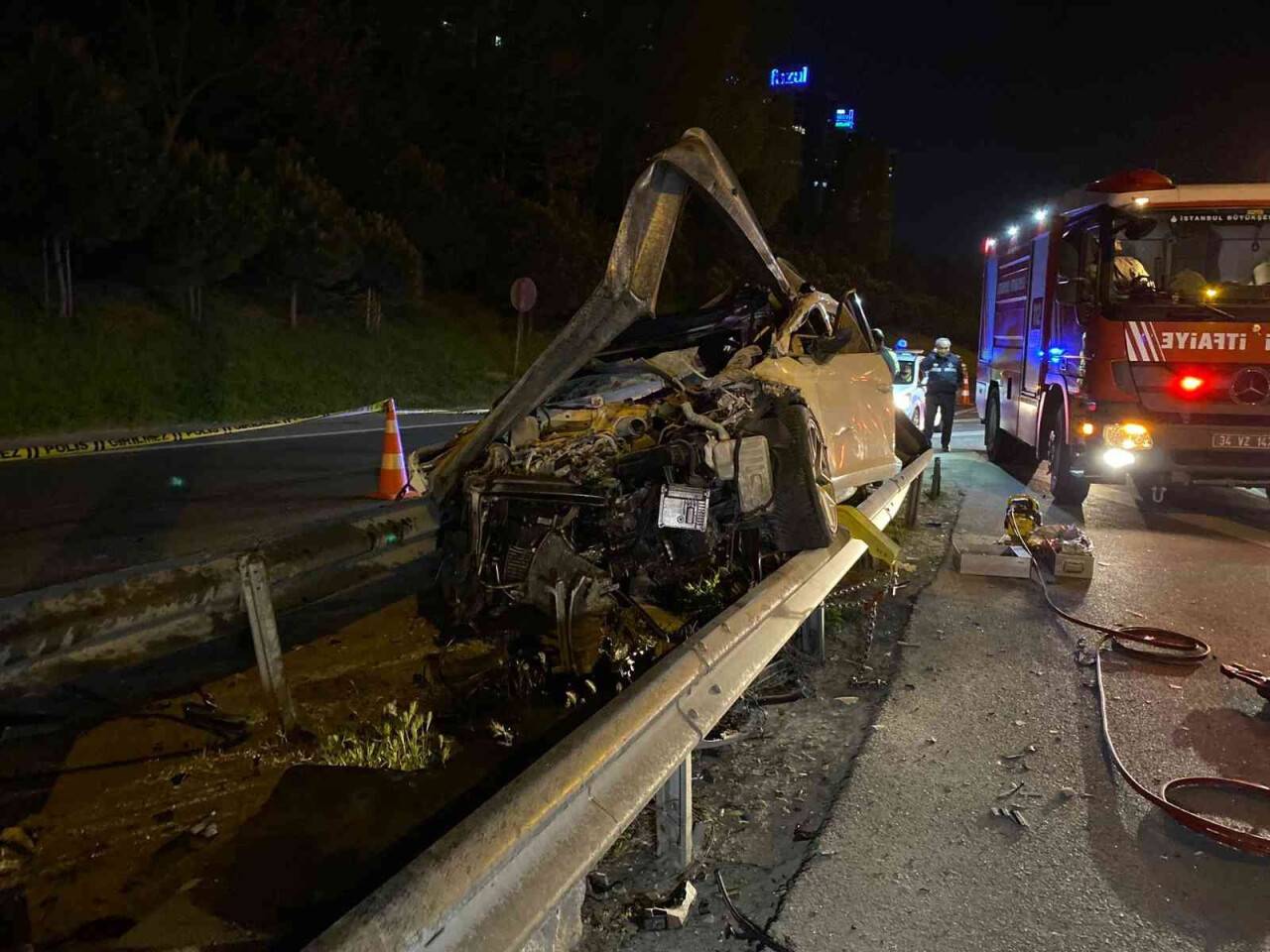 İstanbul'da feci kaza