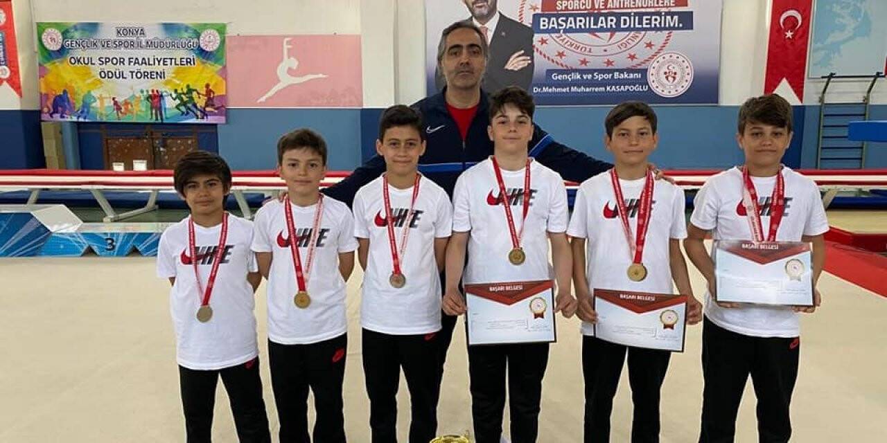 Cimnastik heyecanı Konya’da yaşandı