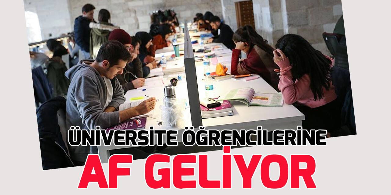 Üniversite öğrencilerine yönelik af çalışması başlatıldı
