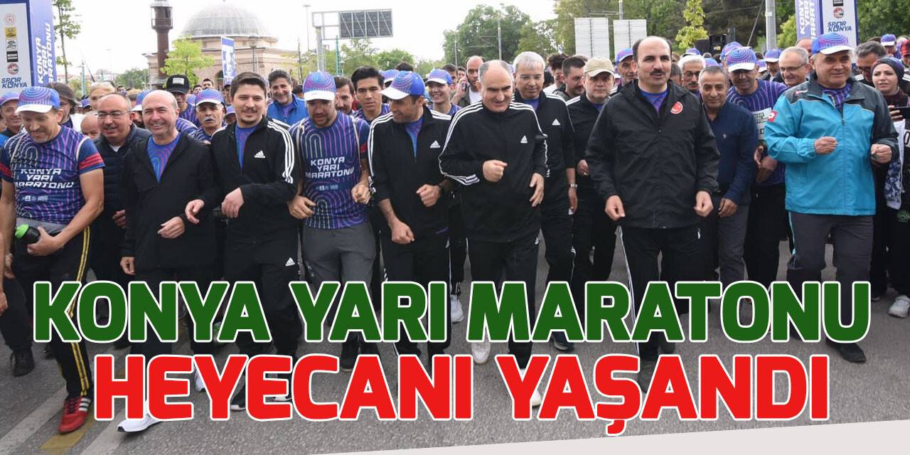 Konya’da Yarı Maratonu'nda zafer Kenya ve Etiyopyalı atletlerin