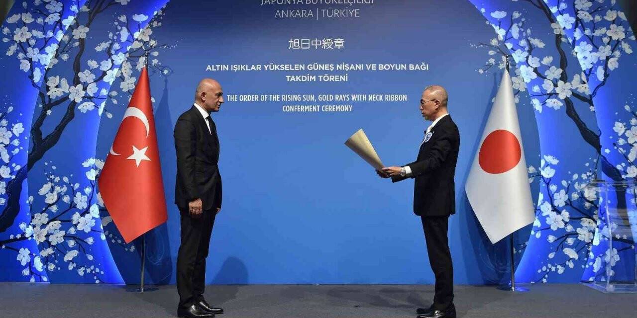 Erman Ilıcak’a Japonya’nın en yüksek devlet nişanı takdim edildi