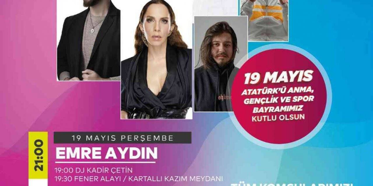 Kartal’da 19 Mayıs, 3 gün 3 gece kutlanacak