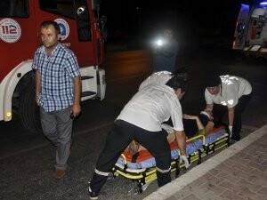 AŞIRI HIZ YAPAN KADIN SÜRÜCÜ ÖLÜMDEN DÖNDÜ