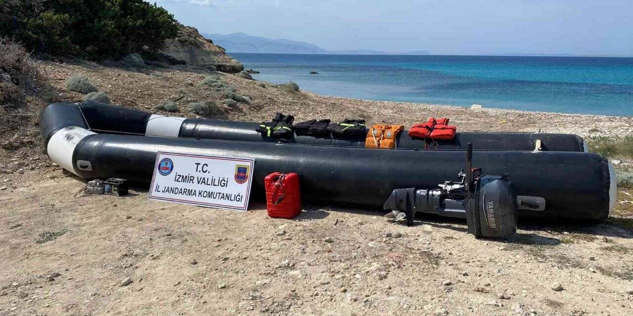 Çeşme’de 27 düzensiz göçmen, 4 kaçakçı yakalandı