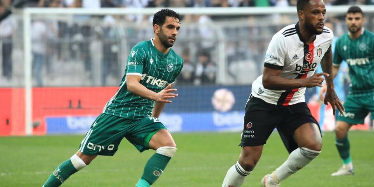 Spor Toto Süper Lig: Beşiktaş: 0 - İH Konyaspor: 1 (İlk yarı)