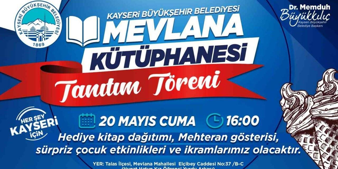 Mevlana Kütüphanesi’nin tanıtımı için sürpriz etkinlikler