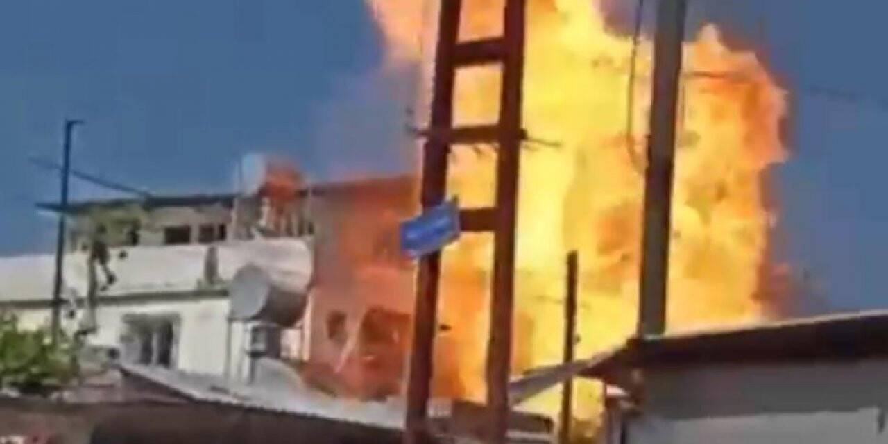 Depodaki tüpler bomba gibi patladı