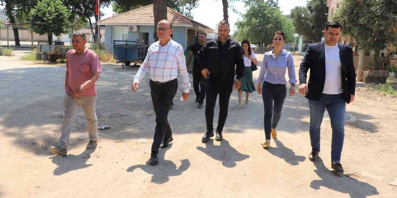 Başkan Akın saha çalışmalarını yerinde inceledi