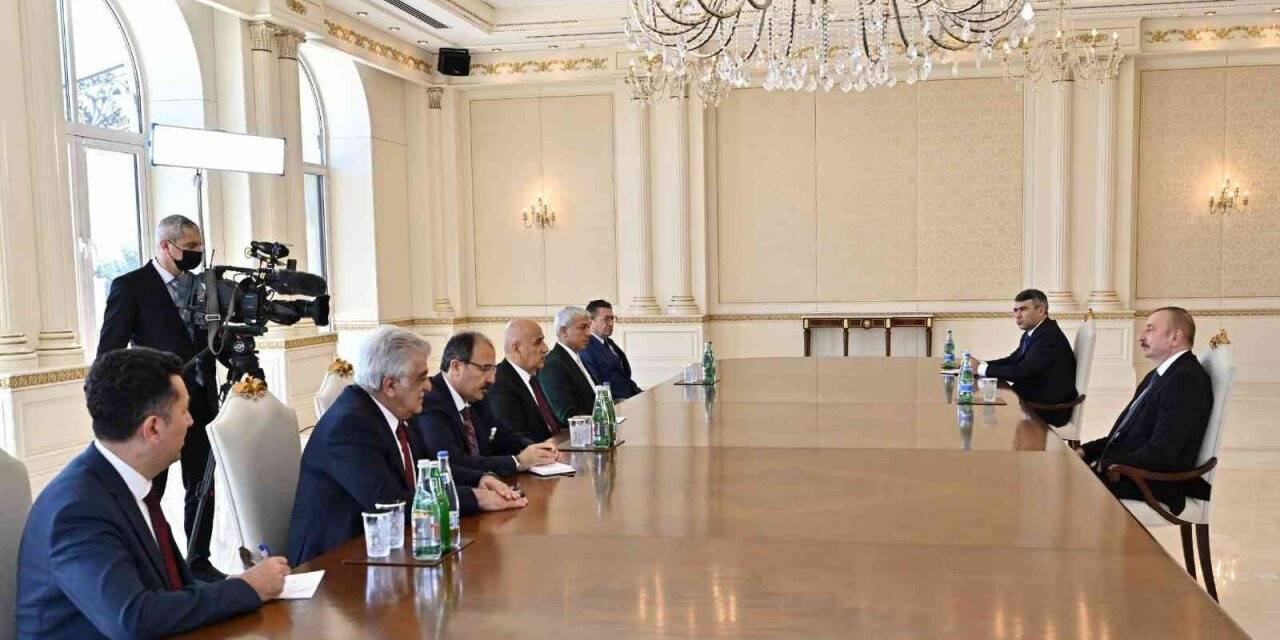 Tarım ve Orman Bakanı Kirişci, Aliyev tarafından kabul edildi