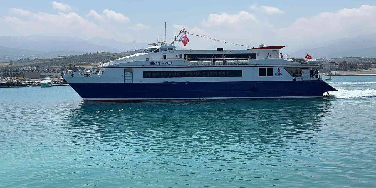 Hatay’dan KKTC’ye  deniz otobüsü HADO ile ilk sefer gerçekleşti
