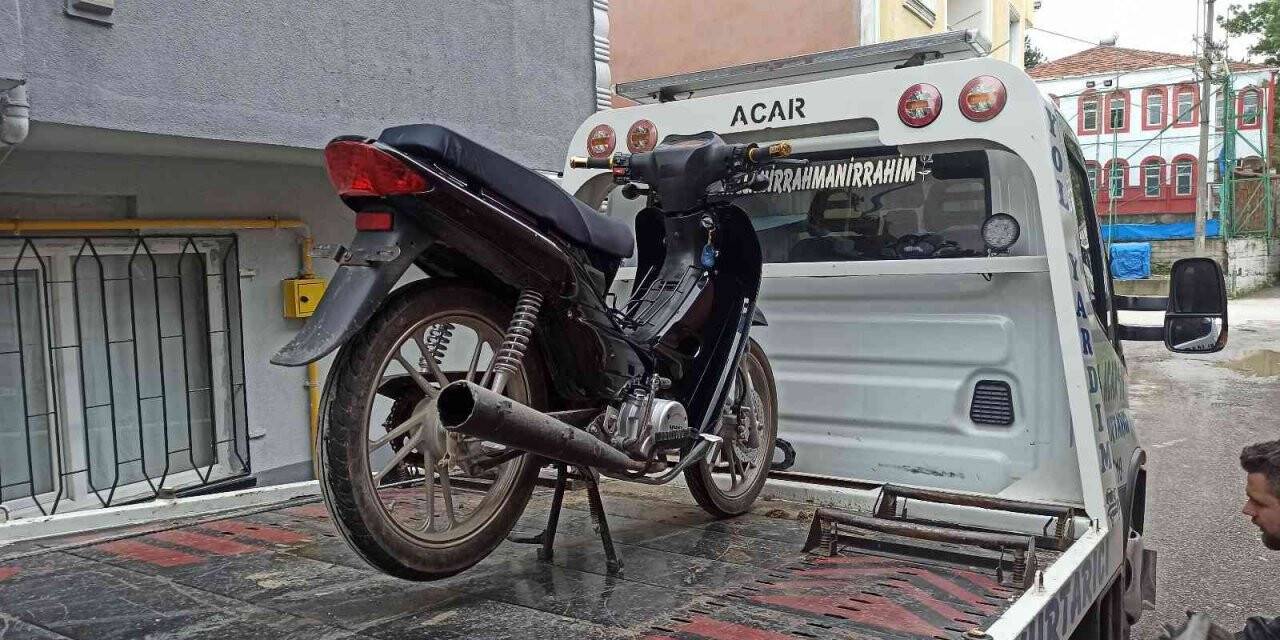 Çalıntı motosiklet bulundu: 1 gözaltı
