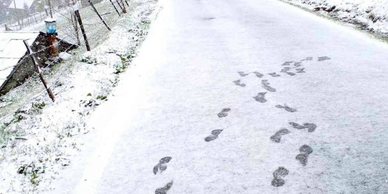 Sis Dağı’nda 19 Mayıs’ta kar süprizi