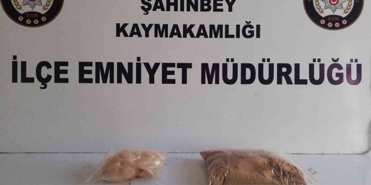 Gaziantep’te bir buçuk kilogram eroin ele geçirildi